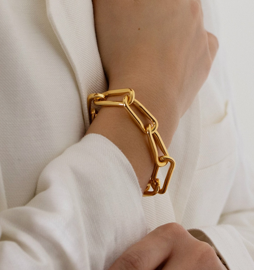 Chunky Organic Bracelet Chain-1