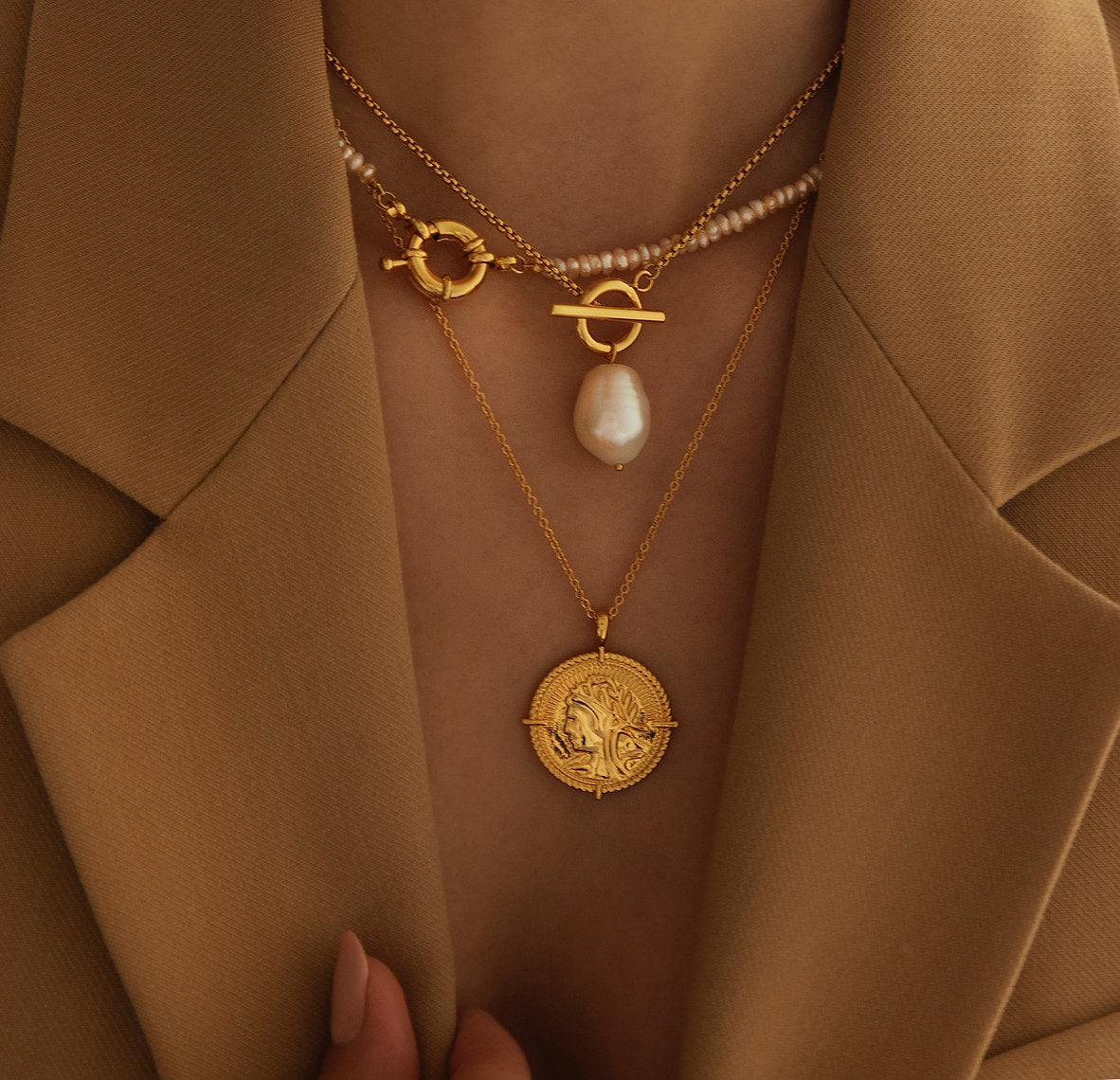 The Liora Coin Necklace-2