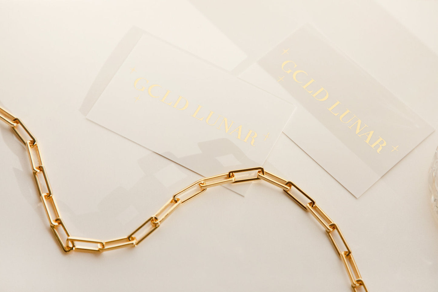 Gold Paperclip Chain-1