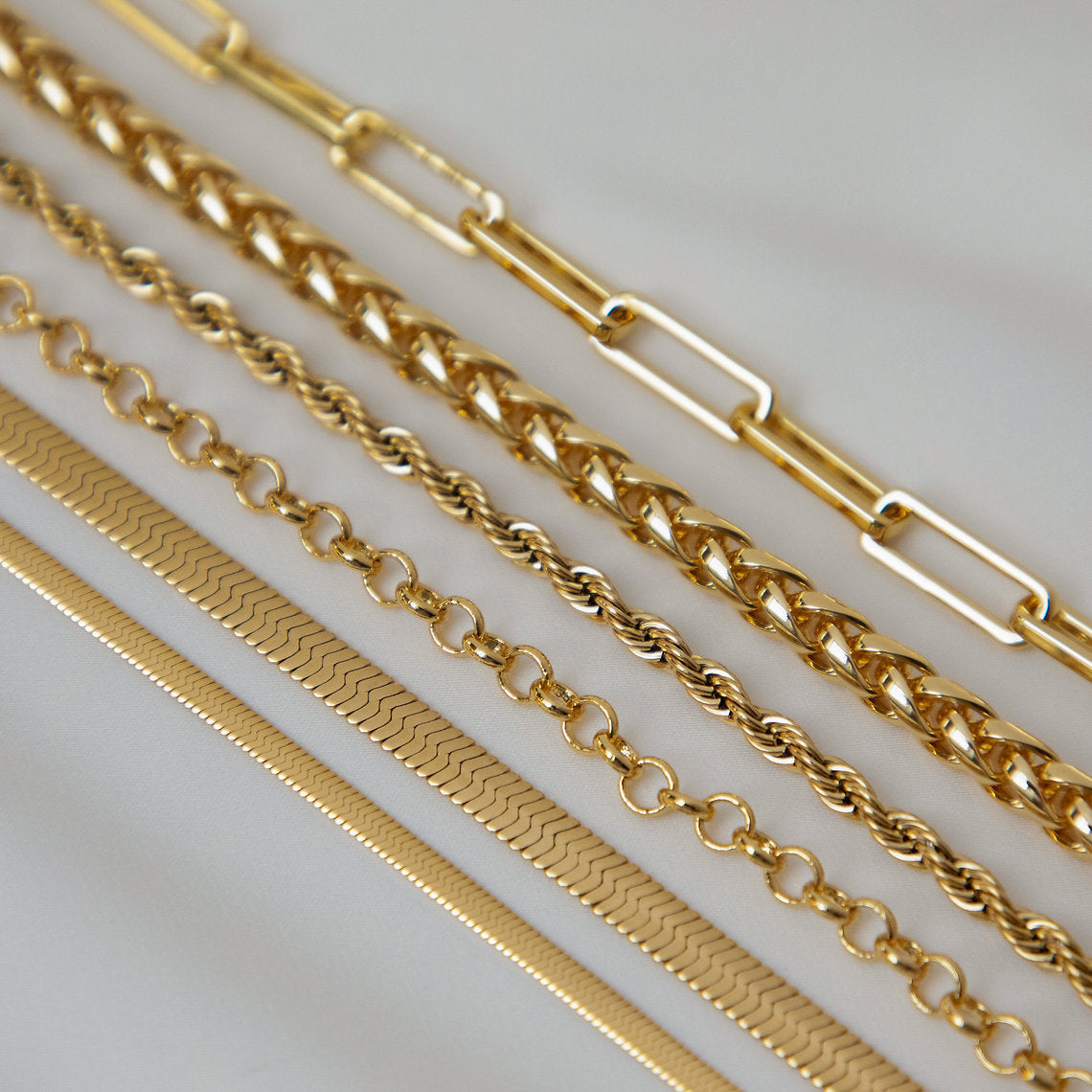 Gold Paperclip Chain-4
