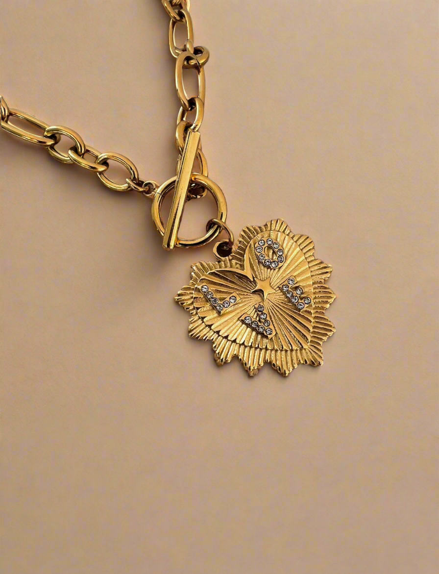 Love Heart Necklace-1