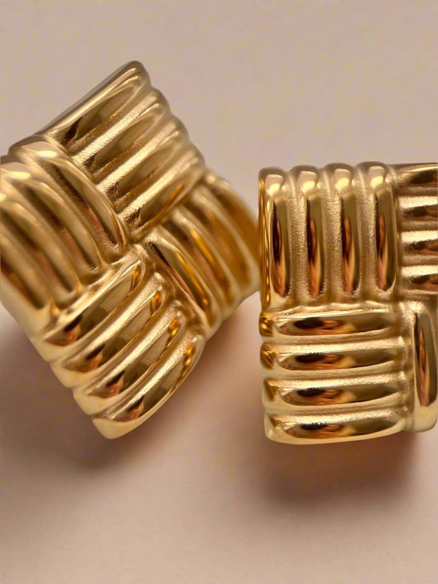 Large Woven Studs-1