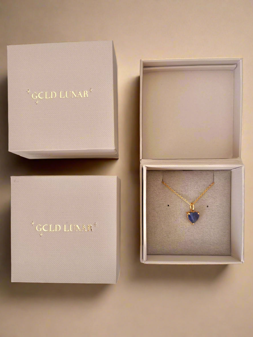August Birthstone Chain Necklace-2