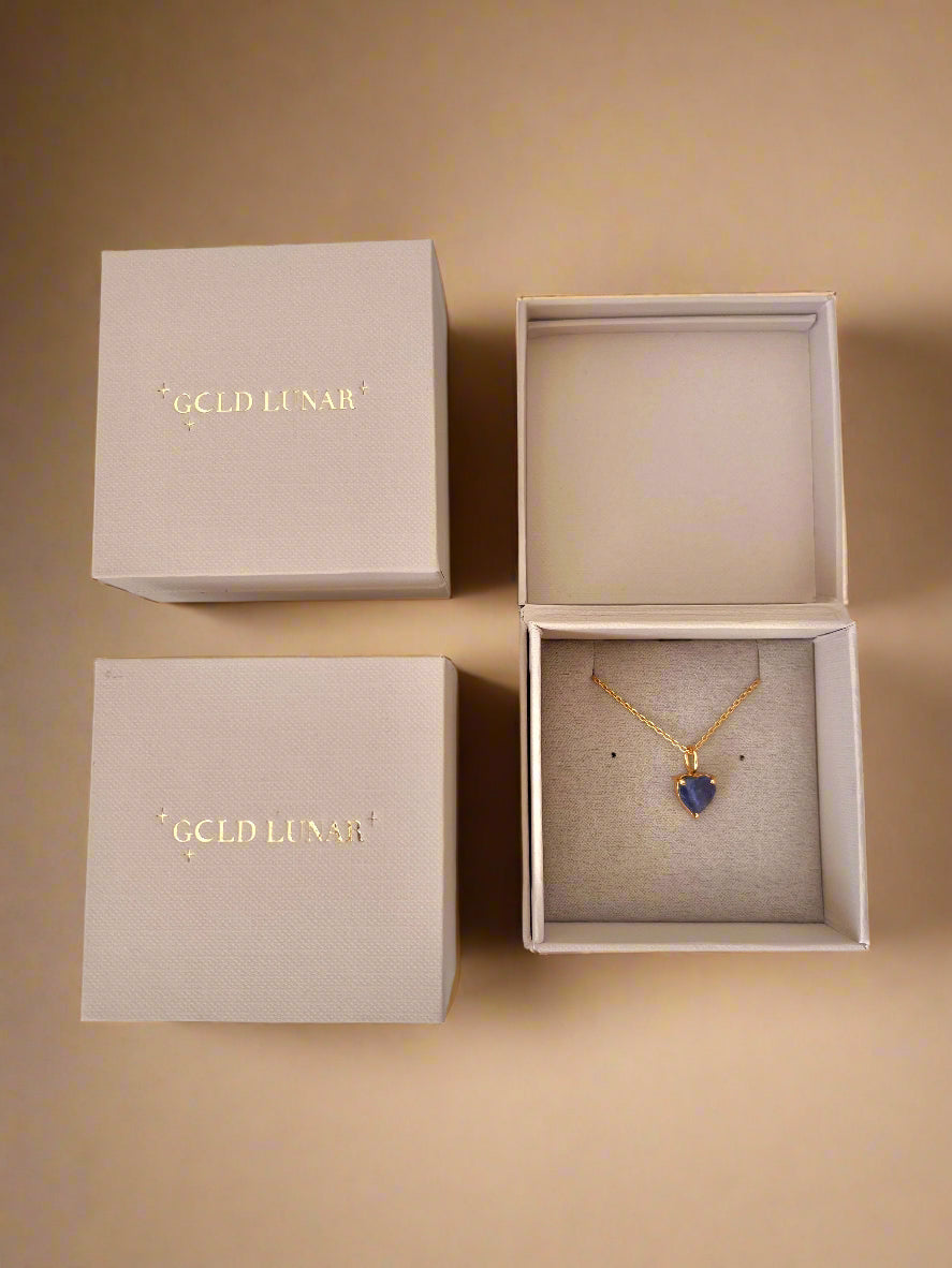 April Birthstone Chain Necklace-2