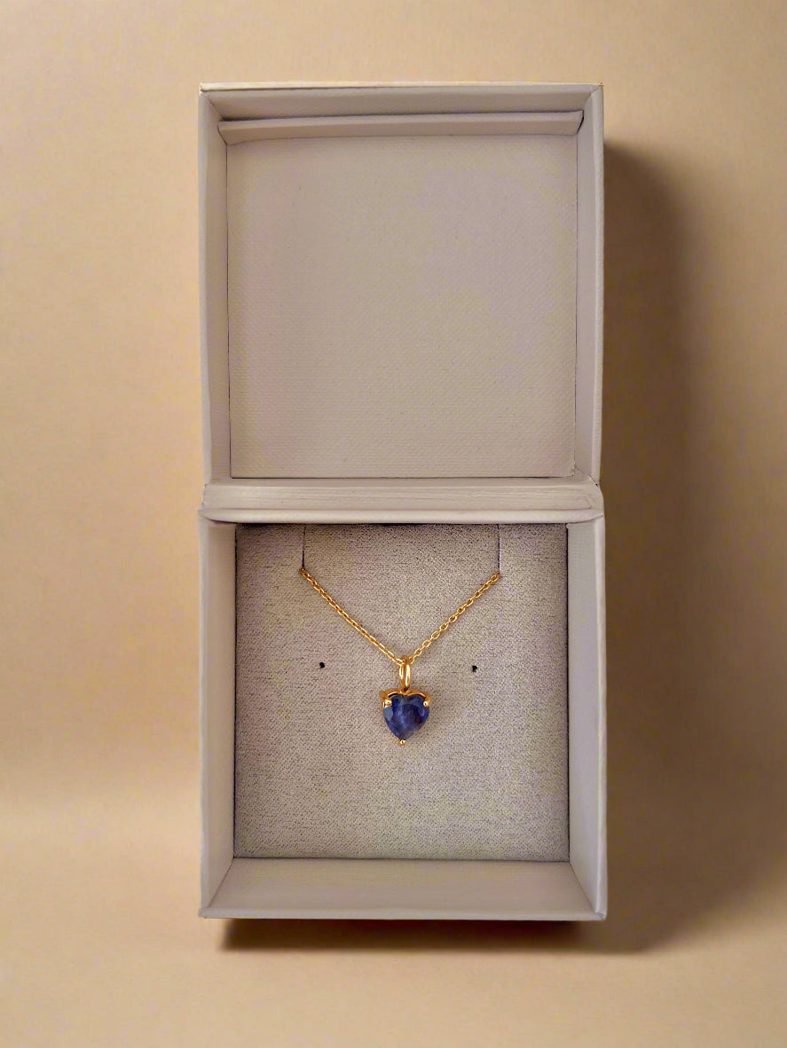August Birthstone Chain Necklace-3