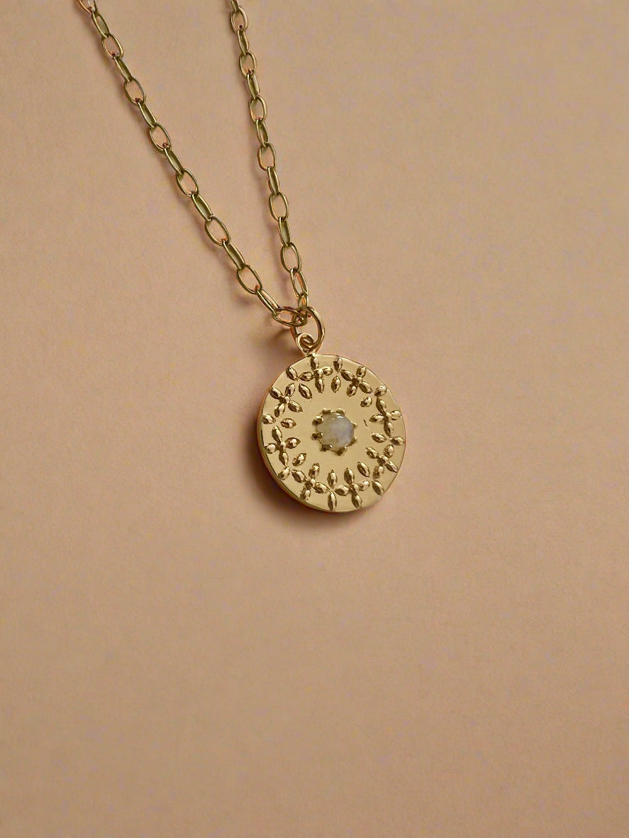 Solstice Moonstone Necklace-2