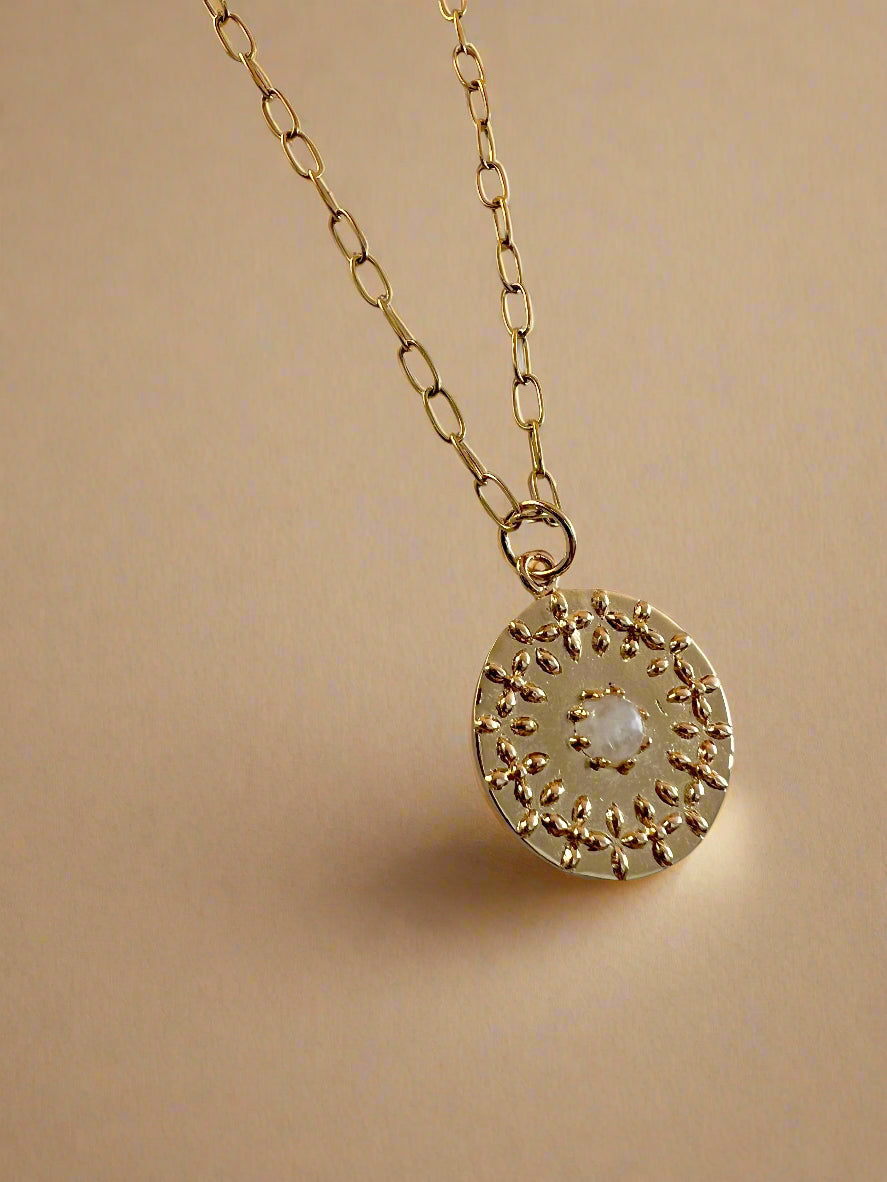 Solstice Moonstone Necklace-1