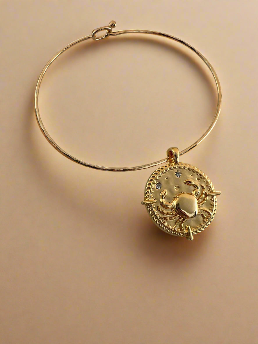 Zodiac Charm Bangle-0