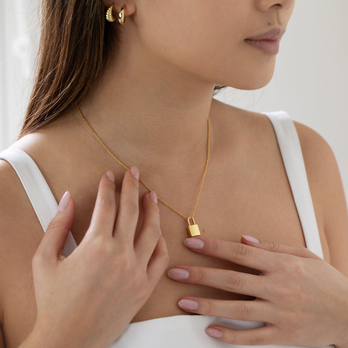 Padlock Necklace-1