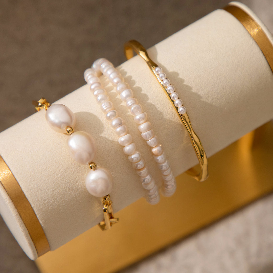 Pearl Molten Cuff-2