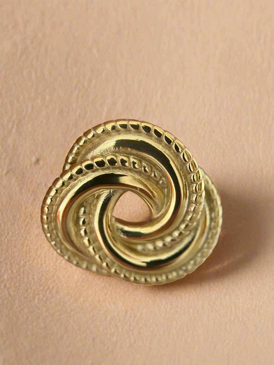 Sculpted Twist Studs-1
