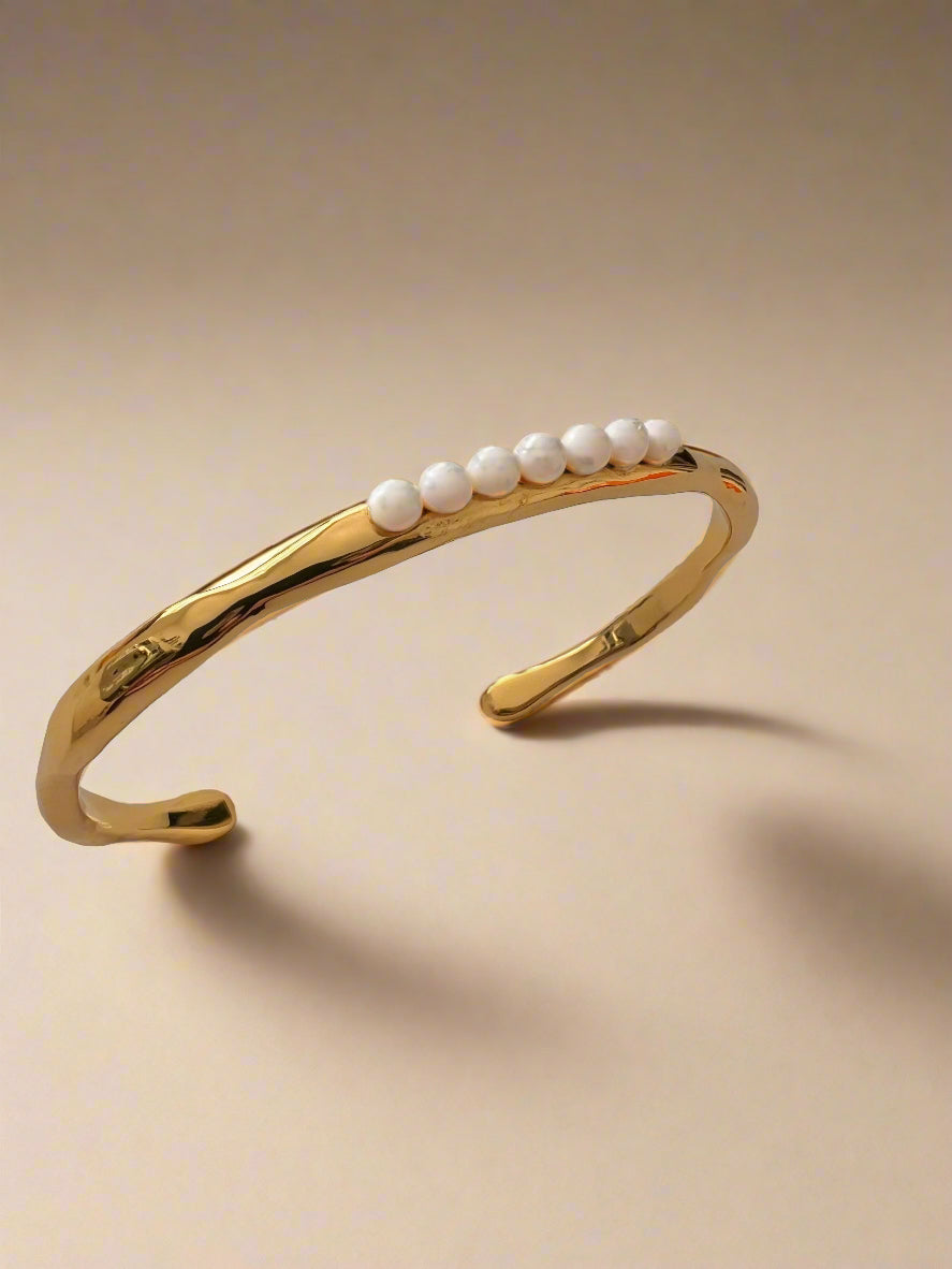 Pearl Molten Cuff-1