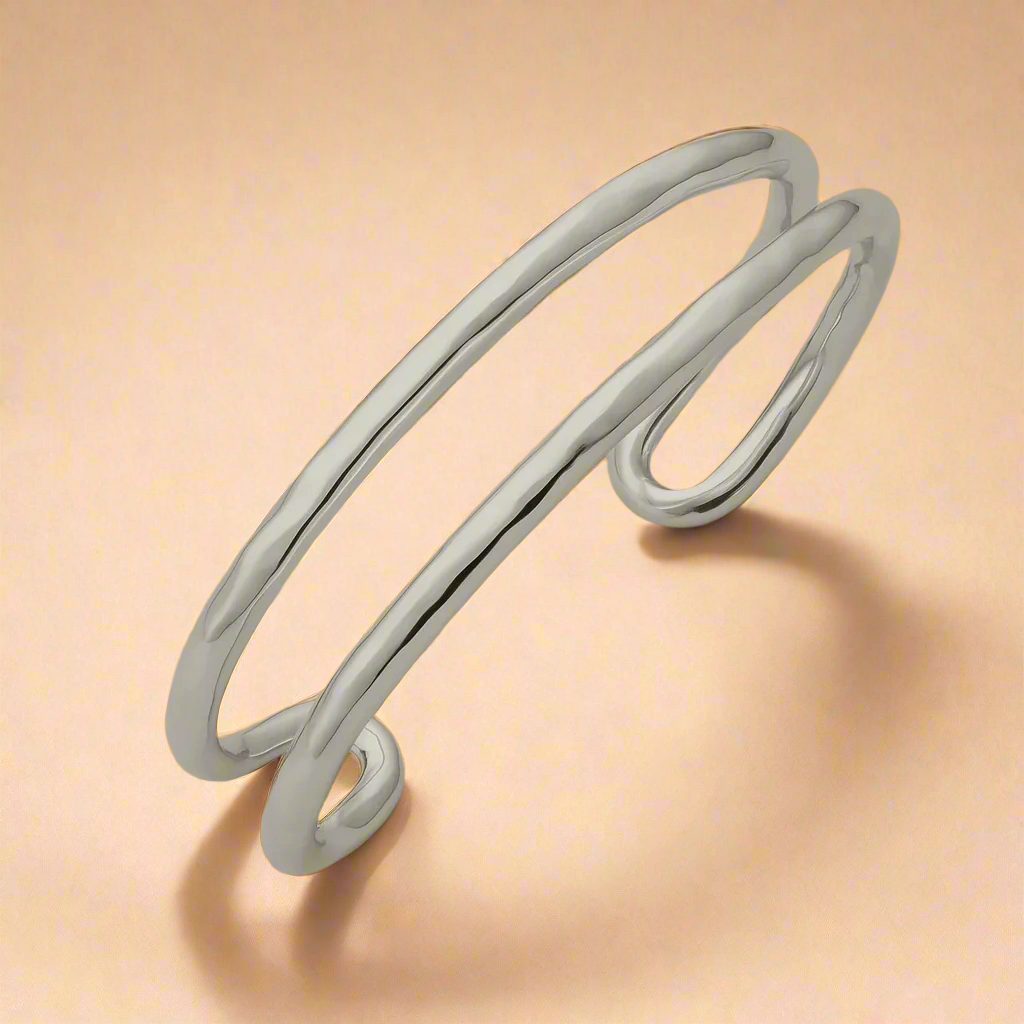Hammered Molten Cuff-2