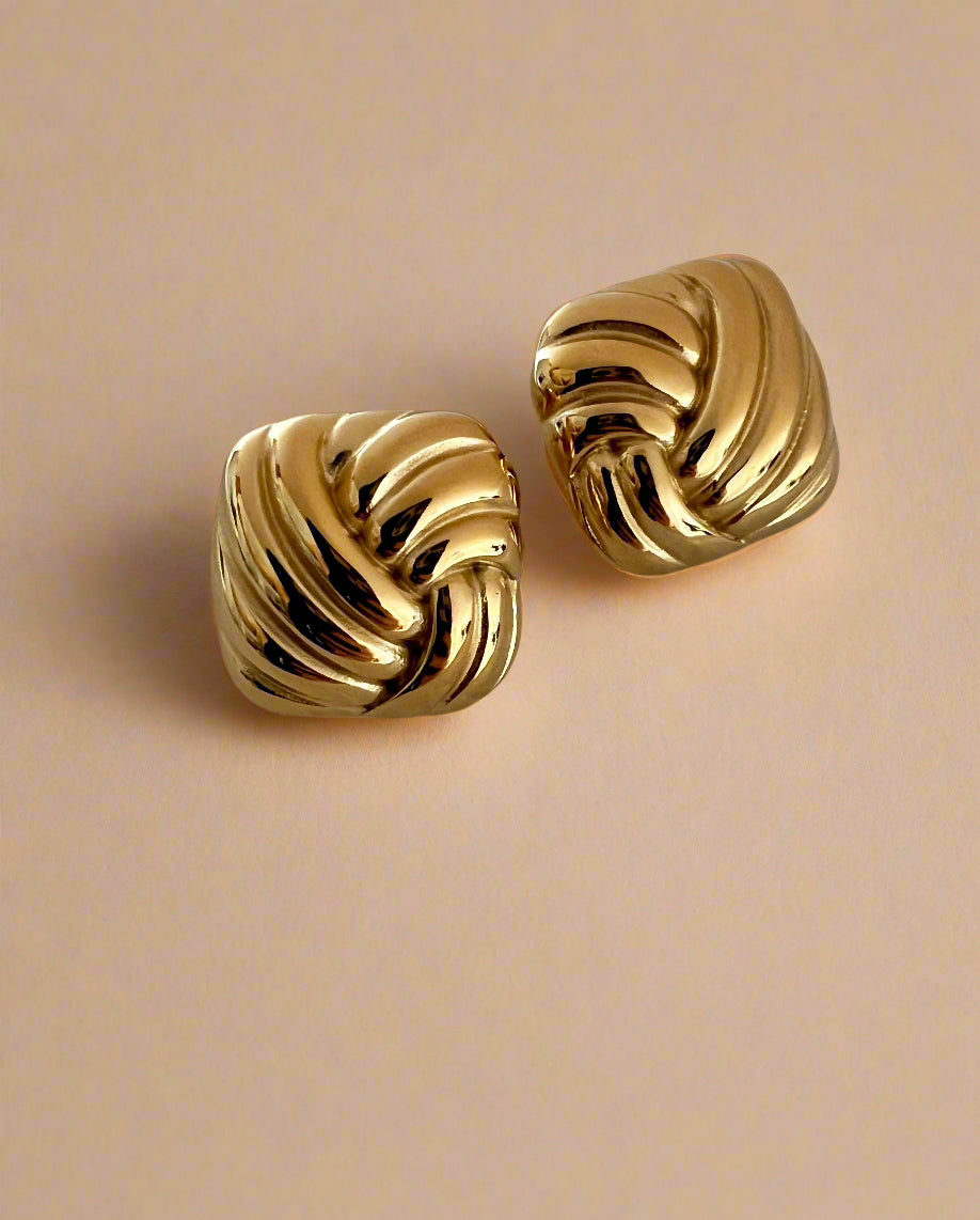 Square Knot Studs-0