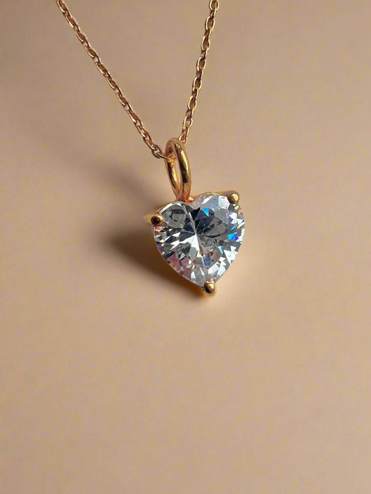 April Birthstone Chain Necklace-1