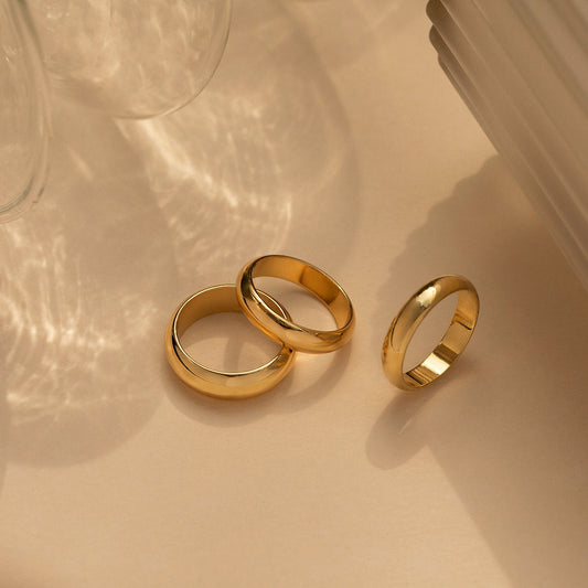 Gold Band Ring-0