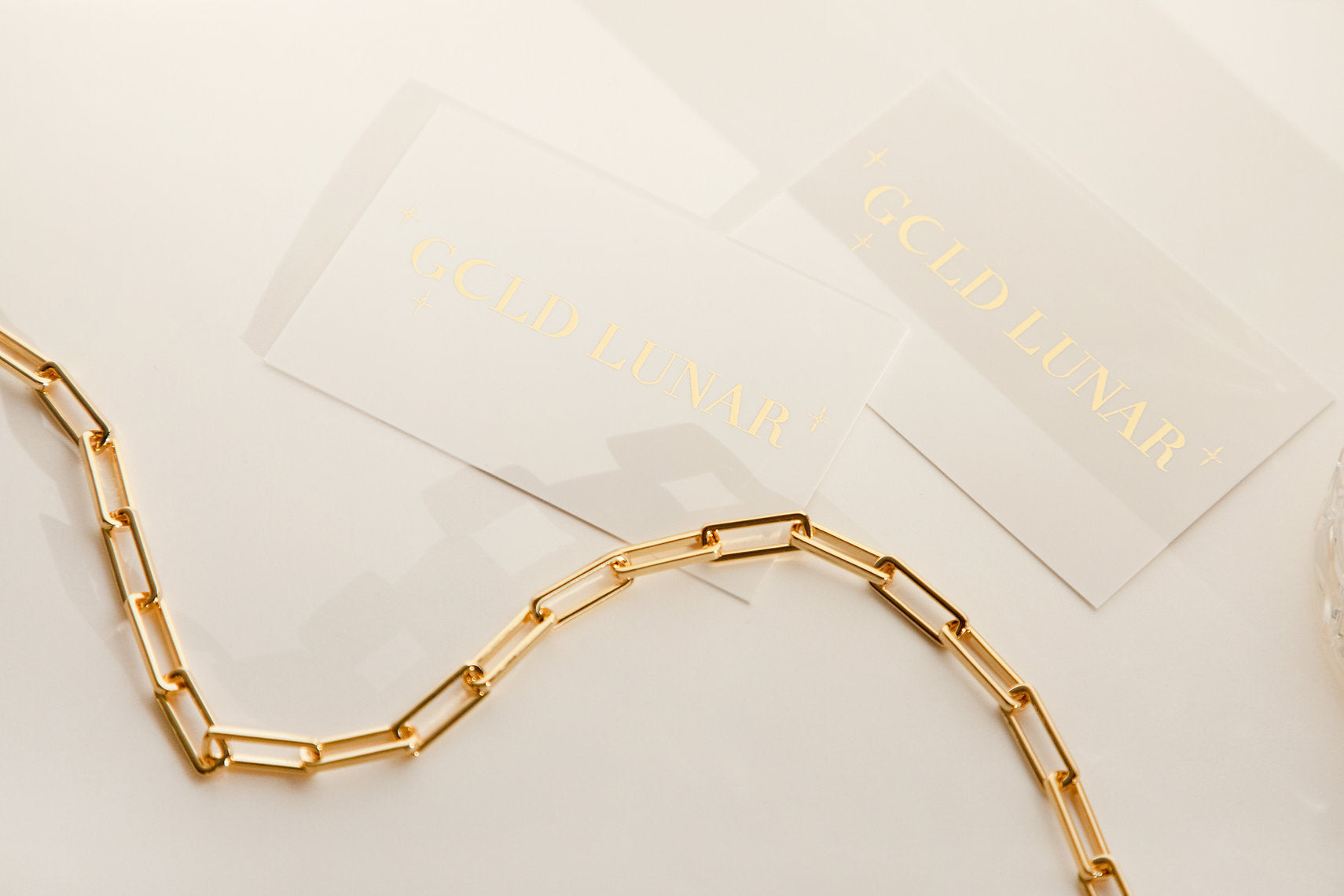 Gold Paperclip Chain-1