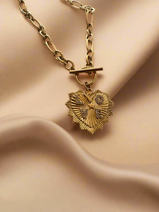 Love Heart Necklace-0