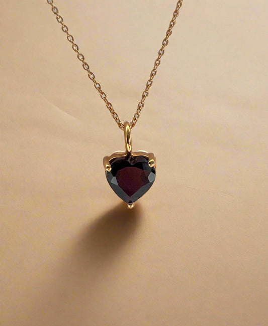 January Birthstone Chain Necklace-0