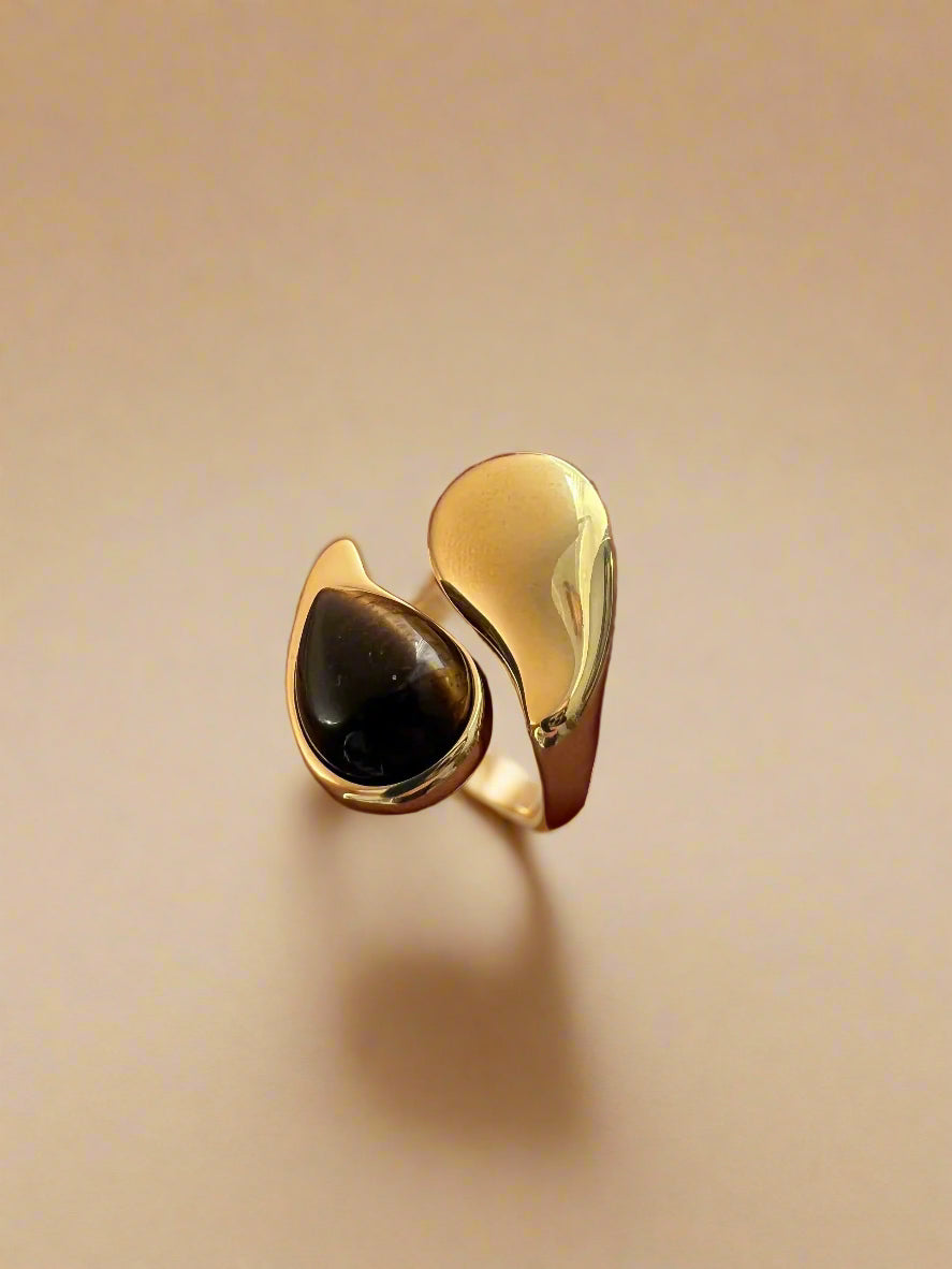 Tiger's Eye Wrap Ring-1