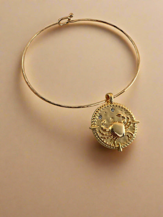 Zodiac Charm Bangle-0