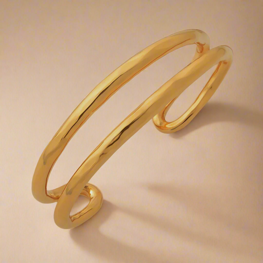 Hammered Molten Cuff-0